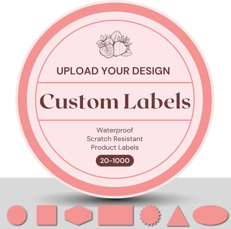 Personalized Waterproof Stickers for Small Business Labels