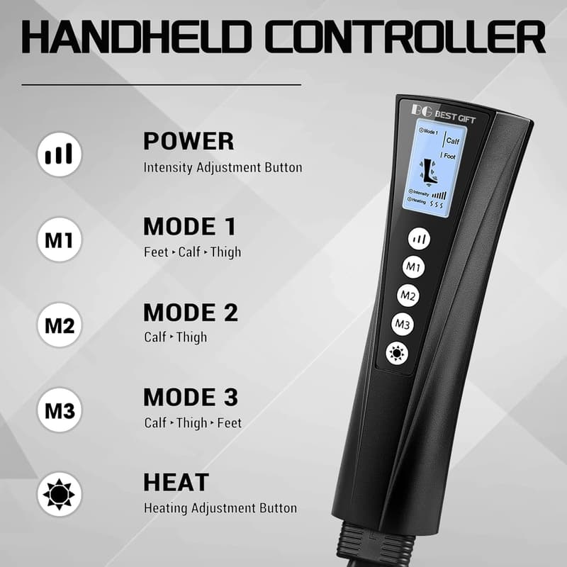Air Compression Massager with Heat for Father's Day Gift