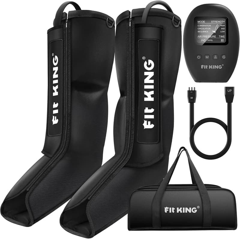 FITKING Air Compression Leg Massager for Muscle Recovery