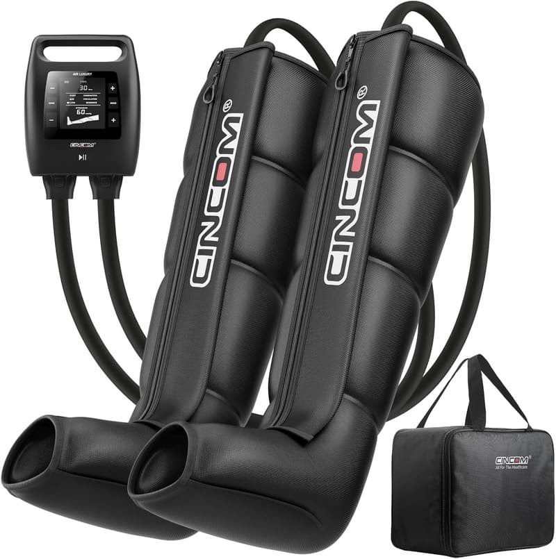 Cordless Leg Recovery System with Dynamic Compression Massage