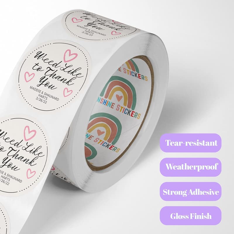 Custom Roll Labels - Personalized Stickers for Events