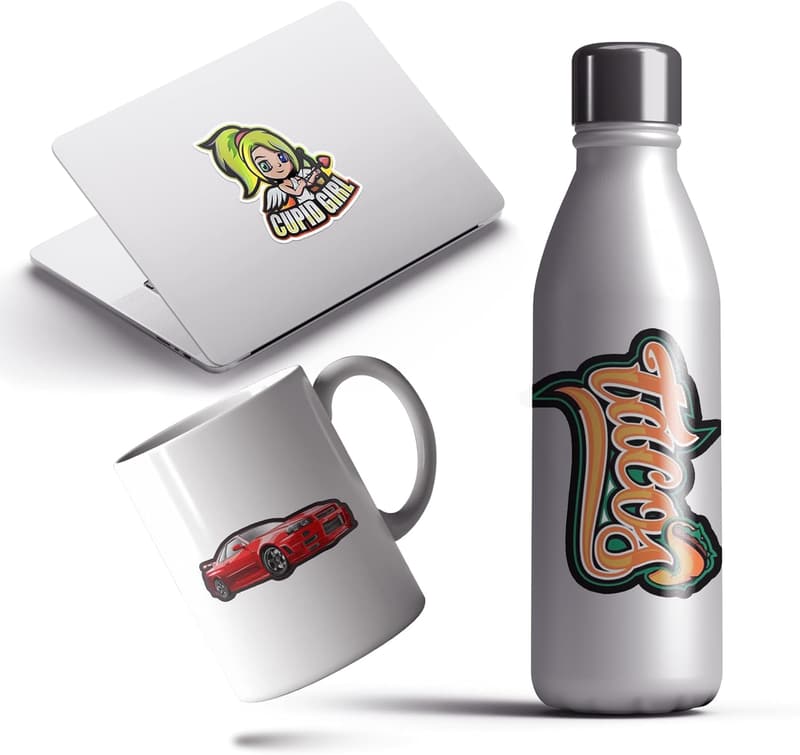Custom Waterproof Vinyl Labels for Business Branding - Made in USA