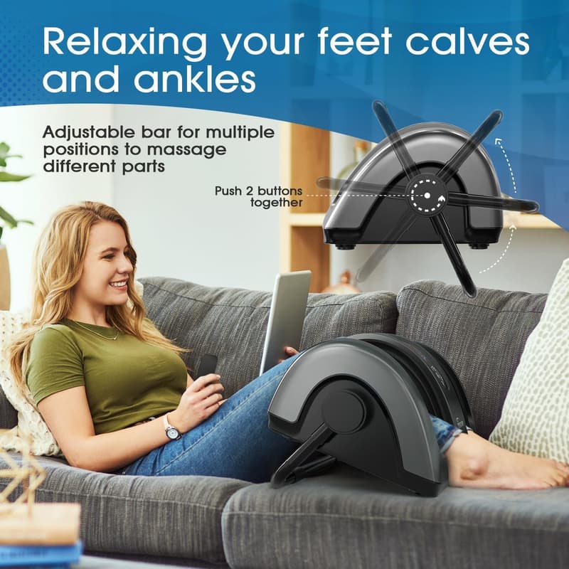 Shiatsu Foot Massager with Heat for Pain Relief & Circulation