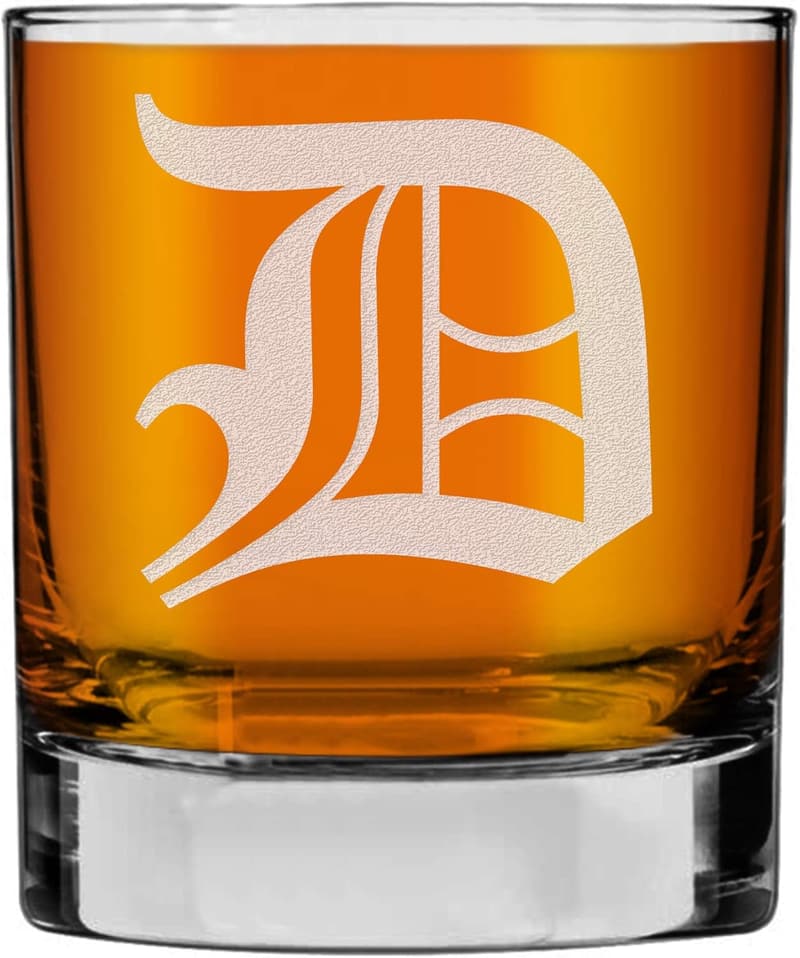 Personalized 11oz Lowball Glass with Monogram - Father's Day Gift