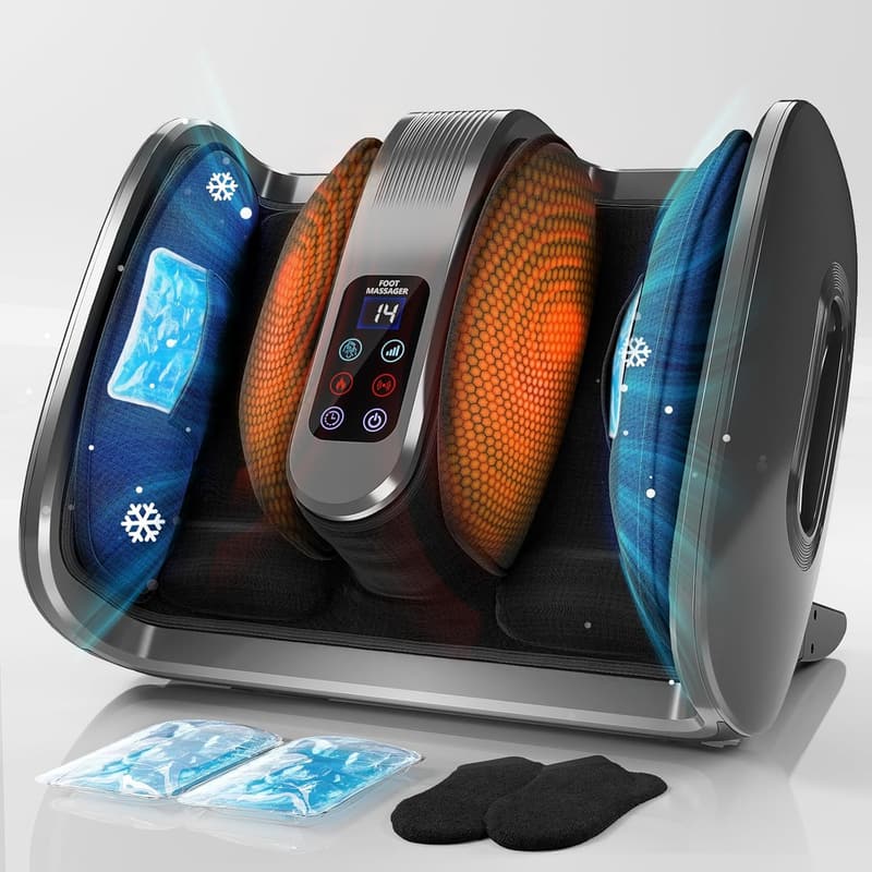 Father's Day Foot Massager with Heat & Ice Therapy
