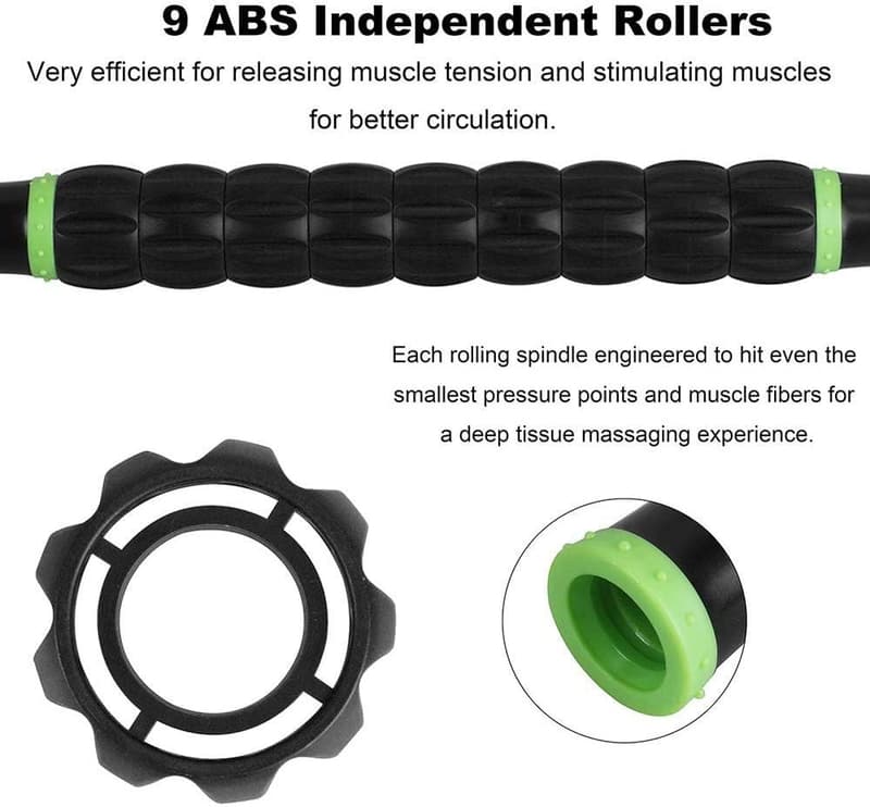 Muscle Roller Stick for Athletes - Myofascial Pain Relief Tool
