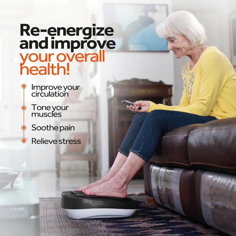 Electric Foot Massager for Pain Relief with Remote Control