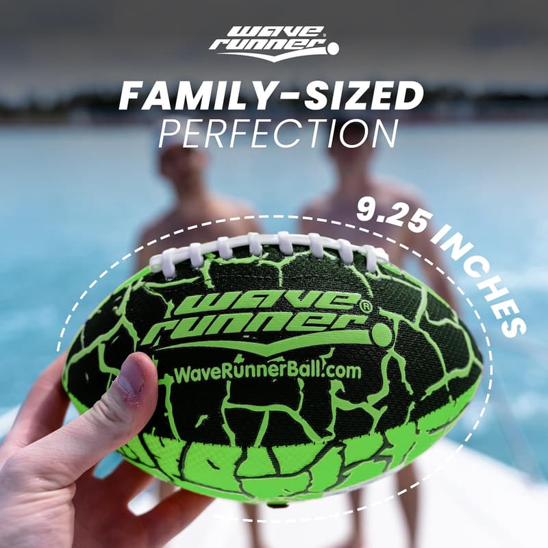 Summer Water Football - Wave Runner Grip It, 9.25in, Lightweight