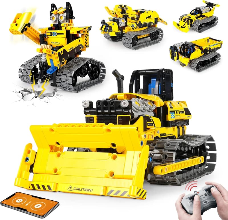 STEM Robot Building Kit with Remote Control for Ages 8-12