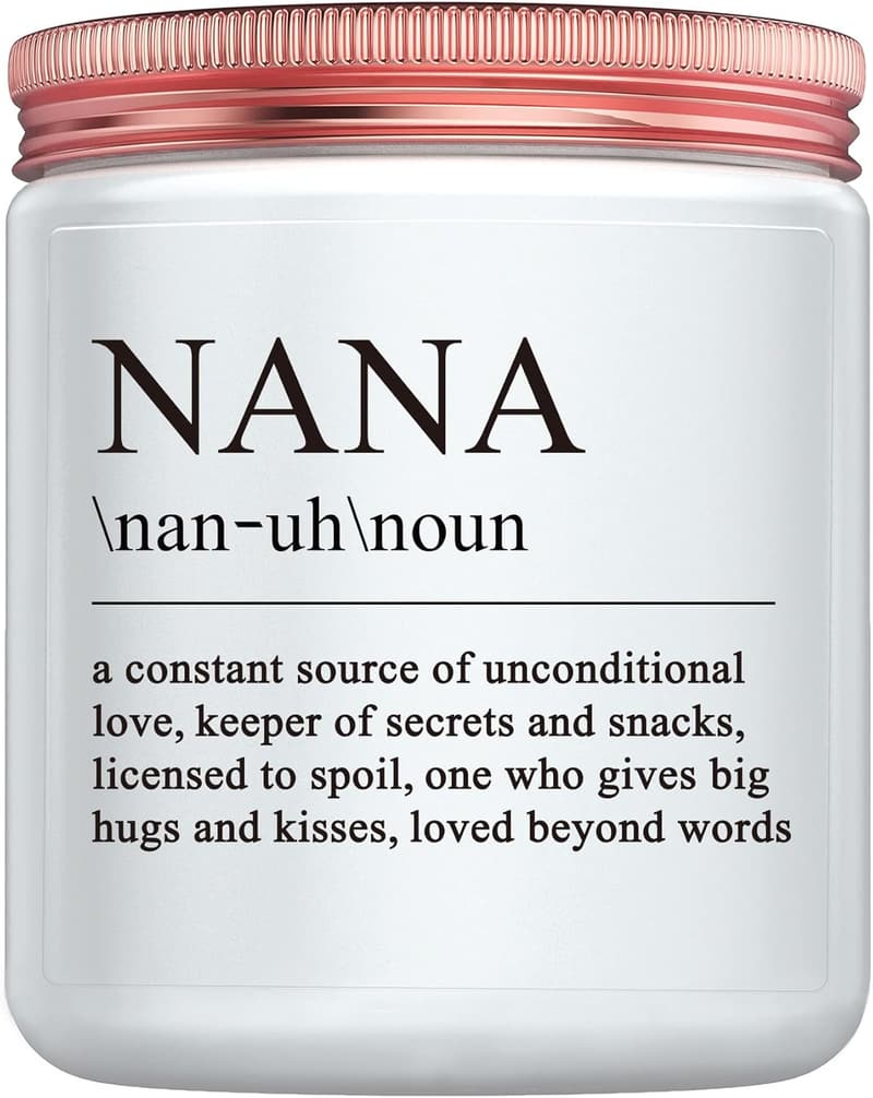 Unique Birthday Candle Gift for Grandma from Grandkids