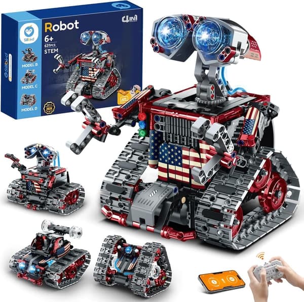 STEM Robotics Building Kit with Remote Control for Kids 8-12