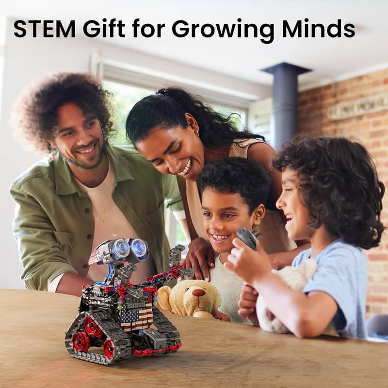 STEM Robotics Building Kit with Remote Control for Kids 8-12