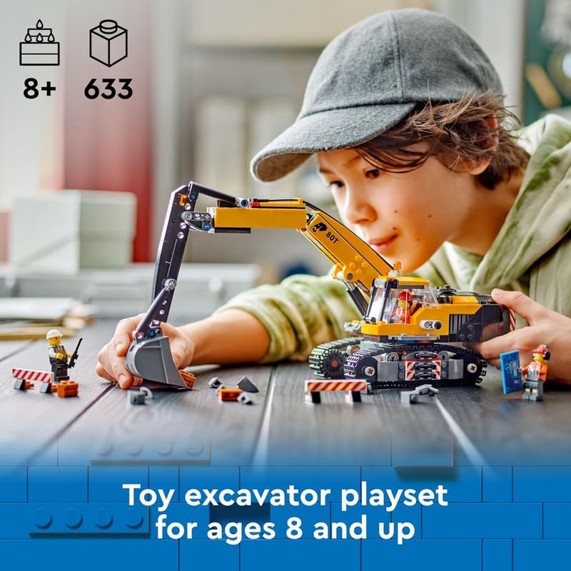LEGO City Construction Excavator Toy for Ages 8+
