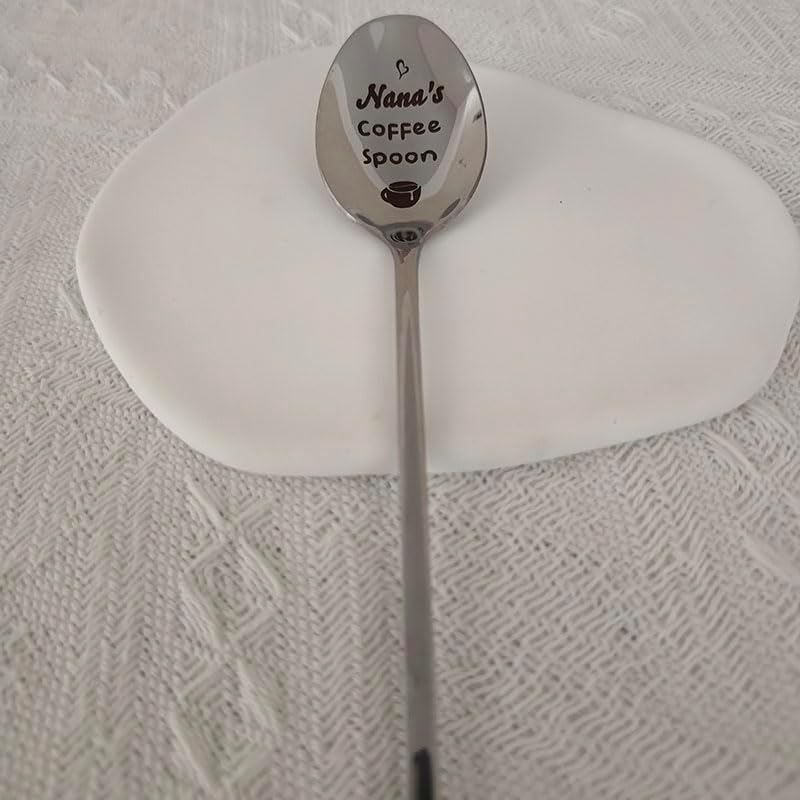 Funny Stainless Steel Coffee Spoon for Nana's Christmas Gift