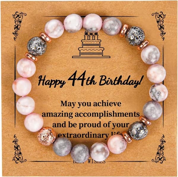 Handcrafted Natural Stone Bracelets for Her Birthday
