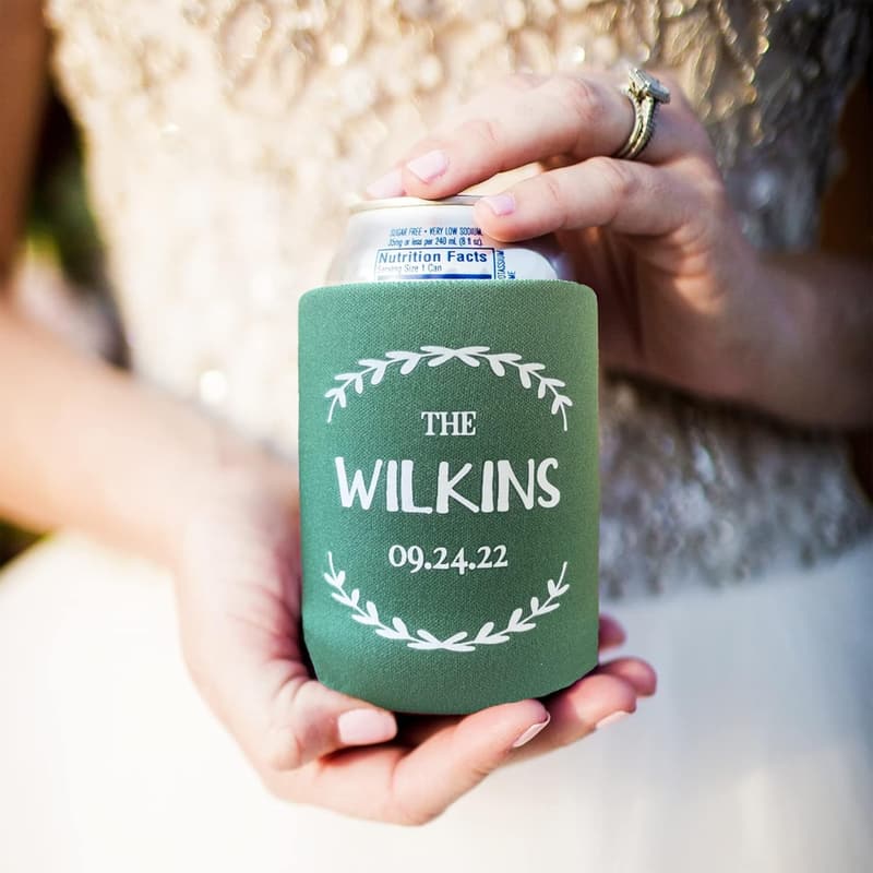 Customizable Can Coolers Set of 20 for Weddings & Parties