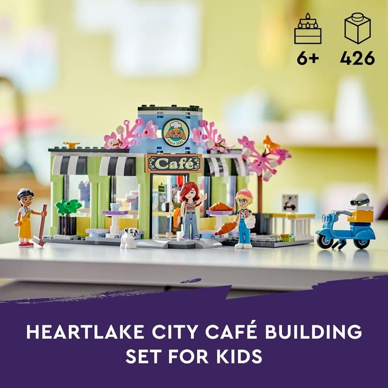 LEGO Friends Heartlake City Café Bakery Building Set for Kids
