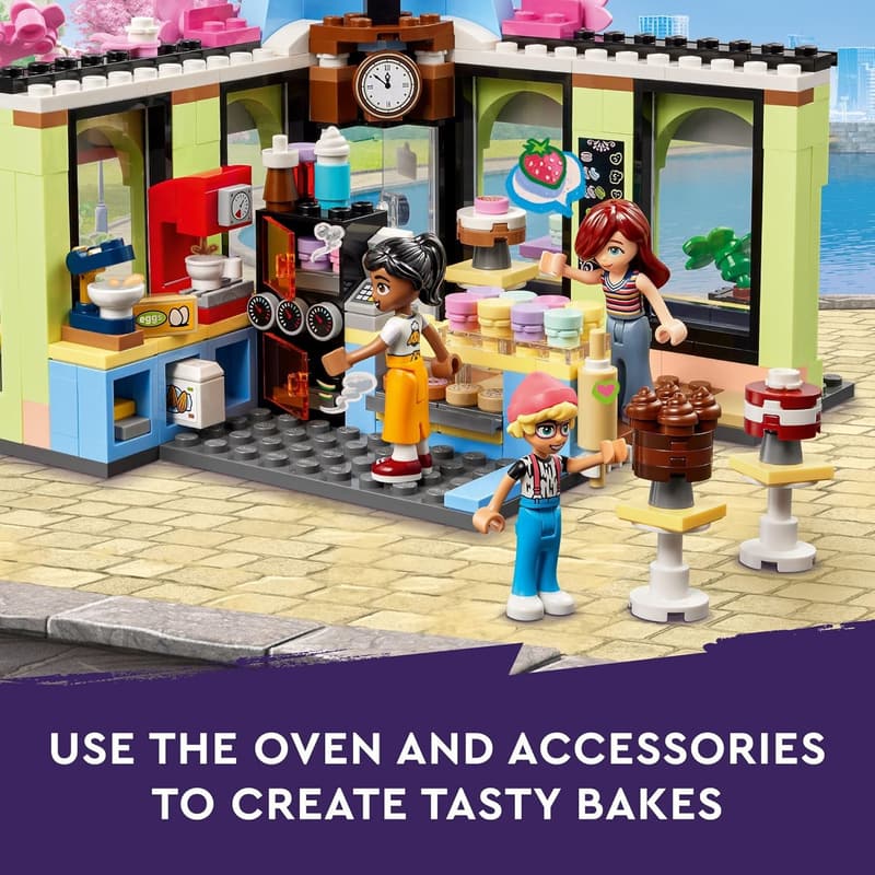 LEGO Friends Heartlake City Café Bakery Building Set for Kids