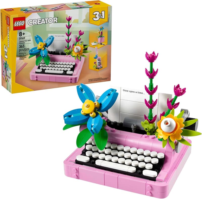 LEGO Creator 3-in-1 Typewriter Building Set - Birthday Gift for Kids