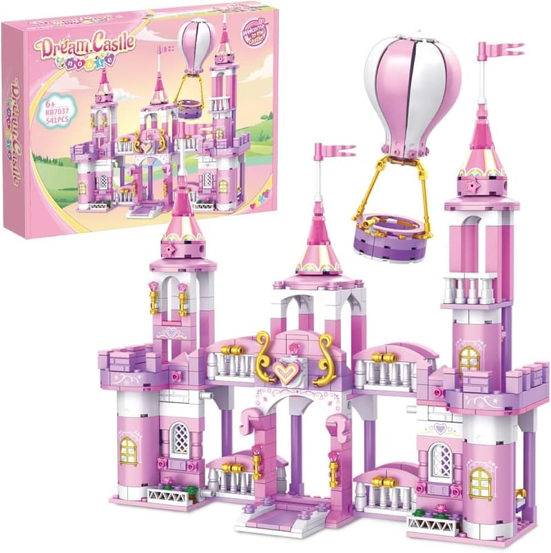 Castle Building Blocks Set for Girls - 541 Pieces, Birthday Gift