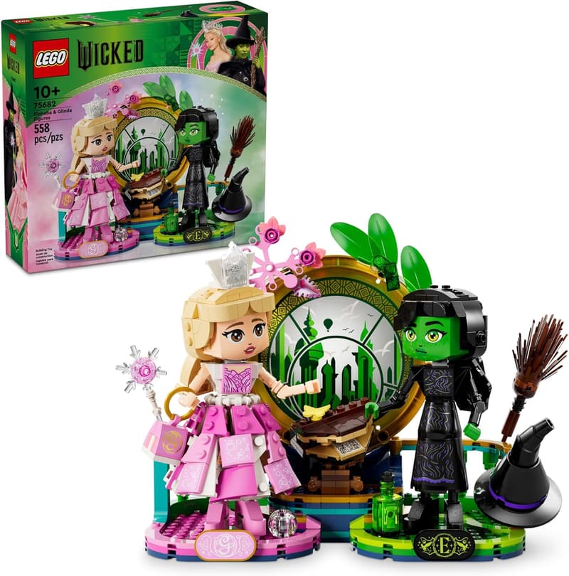 Wicked Building Toys: Elphaba & Glinda Figures for Ages 10+