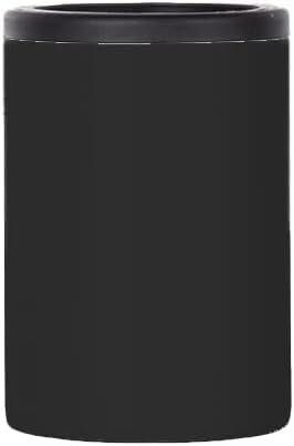 Customizable Black Stainless Steel Can Cooler