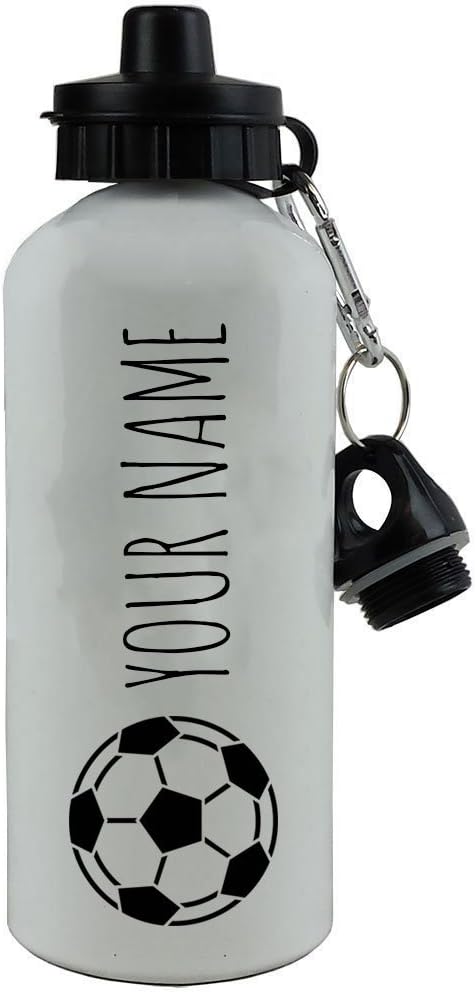 Customizable Soccer Ball Design Aluminum Water Bottle, 20 oz