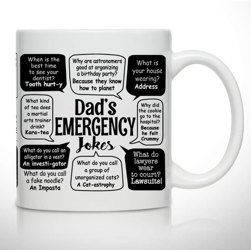 Funny Coffee Mug for Dad - Wrap Around Print Gift