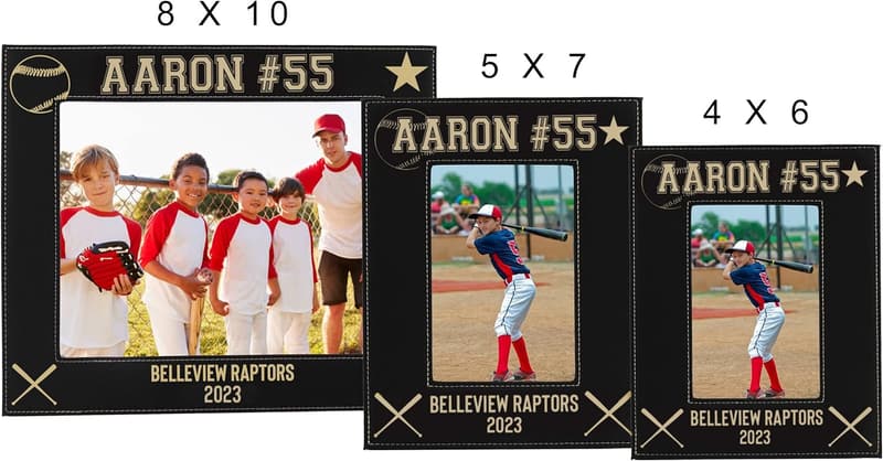 Personalized Sports Photo Frame for Athletes & Coaches