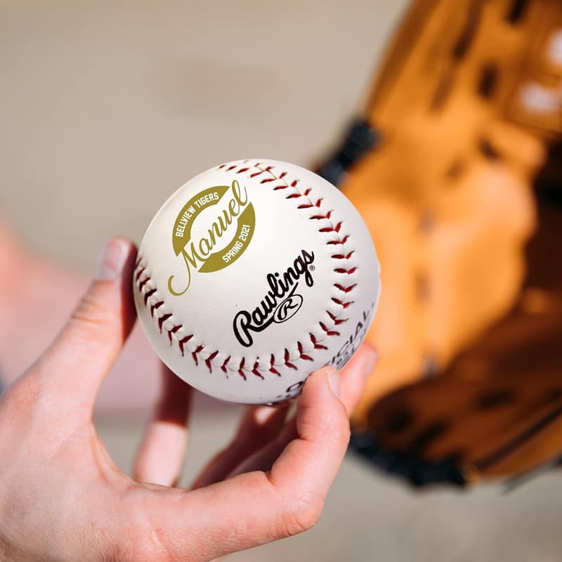 Personalized Engraved Baseball for Groomsmen and Coaches