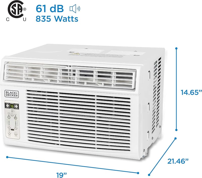 Energy Efficient Window Air Conditioner - 10,000 BTU, 450 Sq Ft
