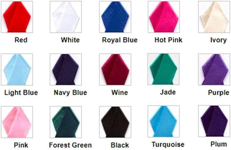 Personalized Satin Ribbon for Weddings & Events - 100 Feet