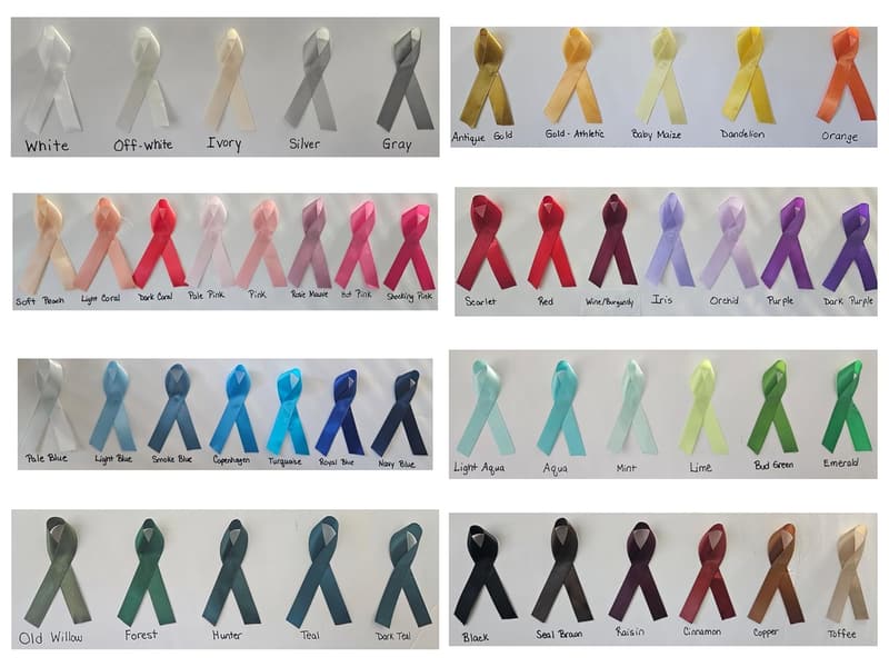Personalized DIY Memorial Ribbons with Safety Pins
