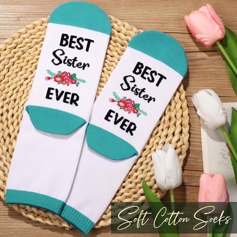Sister's Day Gift Basket with Retro Canvas Tote Bag