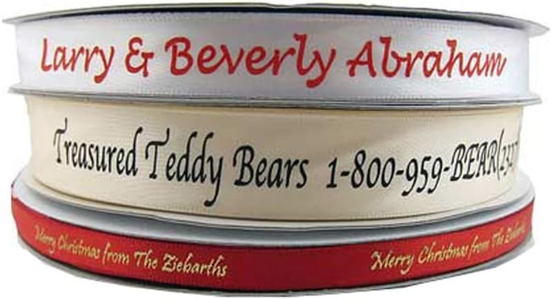 Custom Printed Satin Ribbon Wedding Favor - 150 Feet