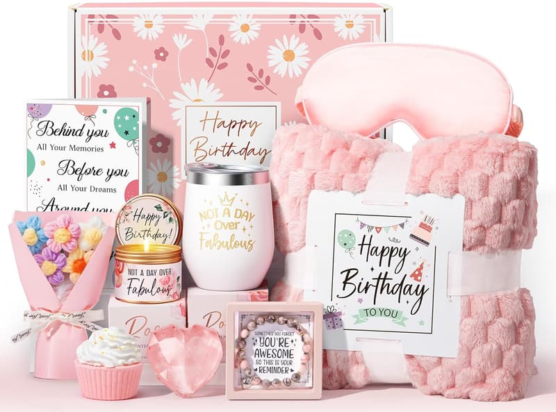 Luxury Spa Gift Basket for Women's Birthdays - Self-Care Set