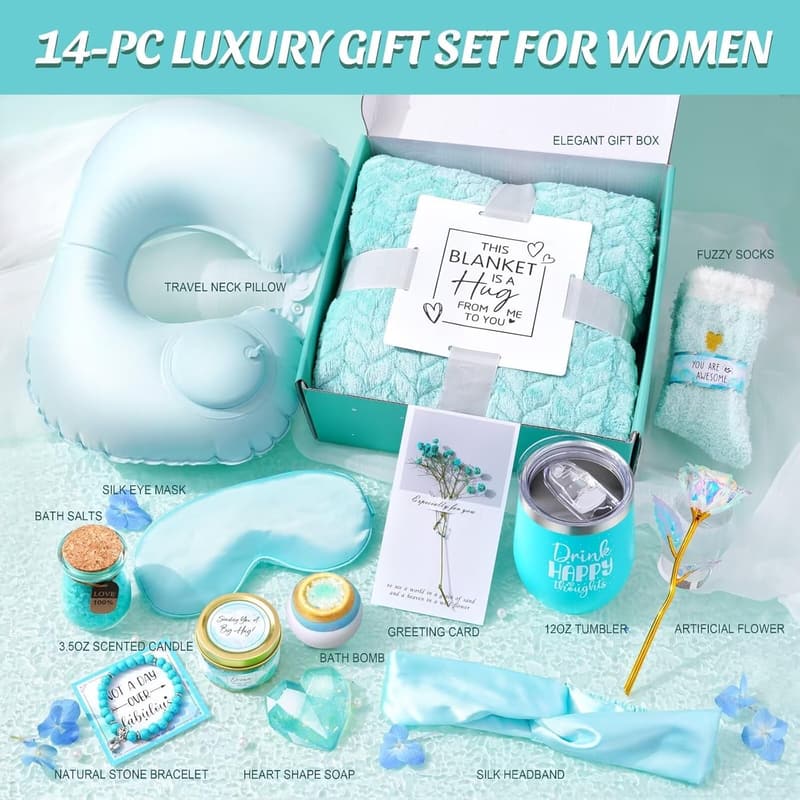 Ocean Spa Gift Basket: Relaxing Self-Care Package for Women