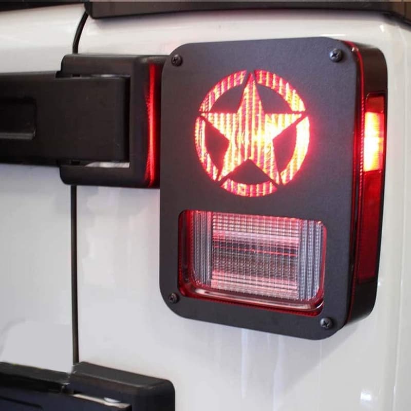 Tail Light Guards for 2007-2018 Wrangler JK & Unlimited Pair