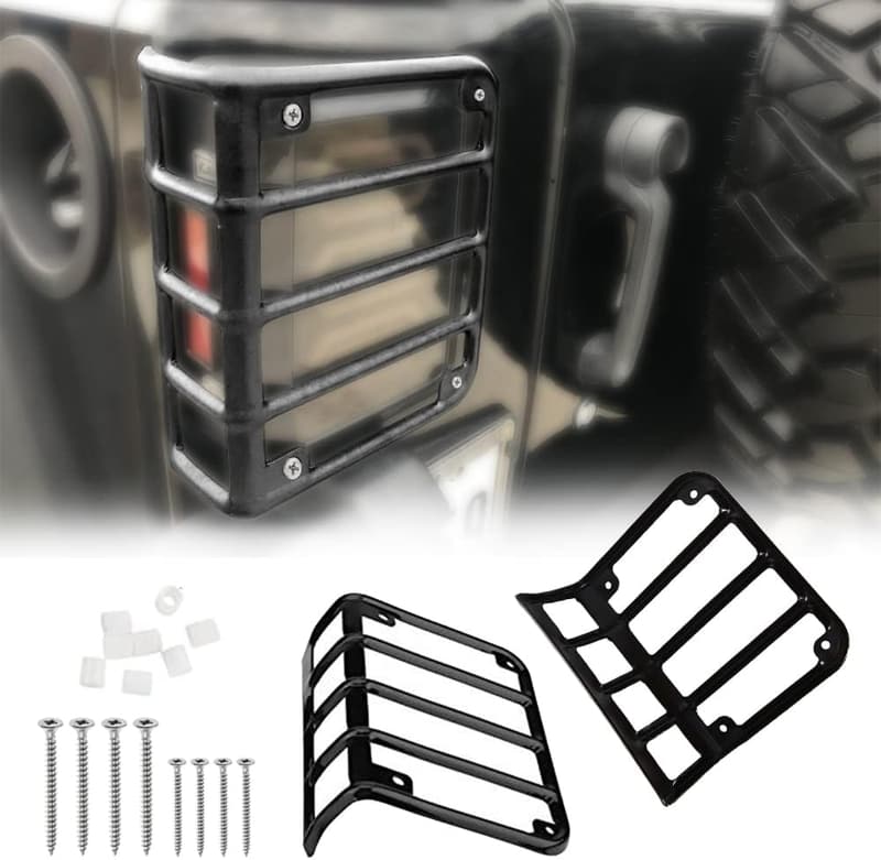 Jeep JK Wrangler Tail Light Cover Protector (2007-2017)