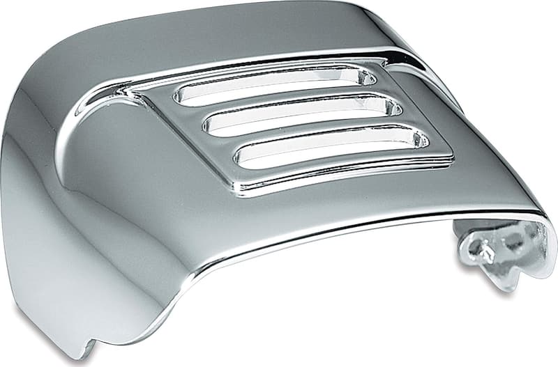 Chrome Slotted Taillight Cover for Harley-Davidson Motorcycles