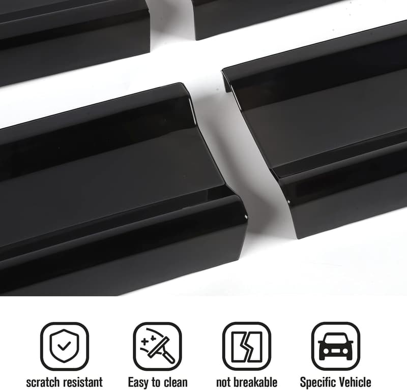 Dodge Challenger 2009-2014 Black Smoked Tail Light Covers