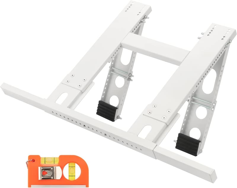 Universal Window Air Conditioner Support Bracket - No Drilling, Heavy Duty Steel, 220lbs Capacity