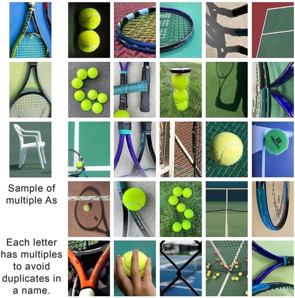Personalized Tennis Wall Art Decor for Players & Coaches