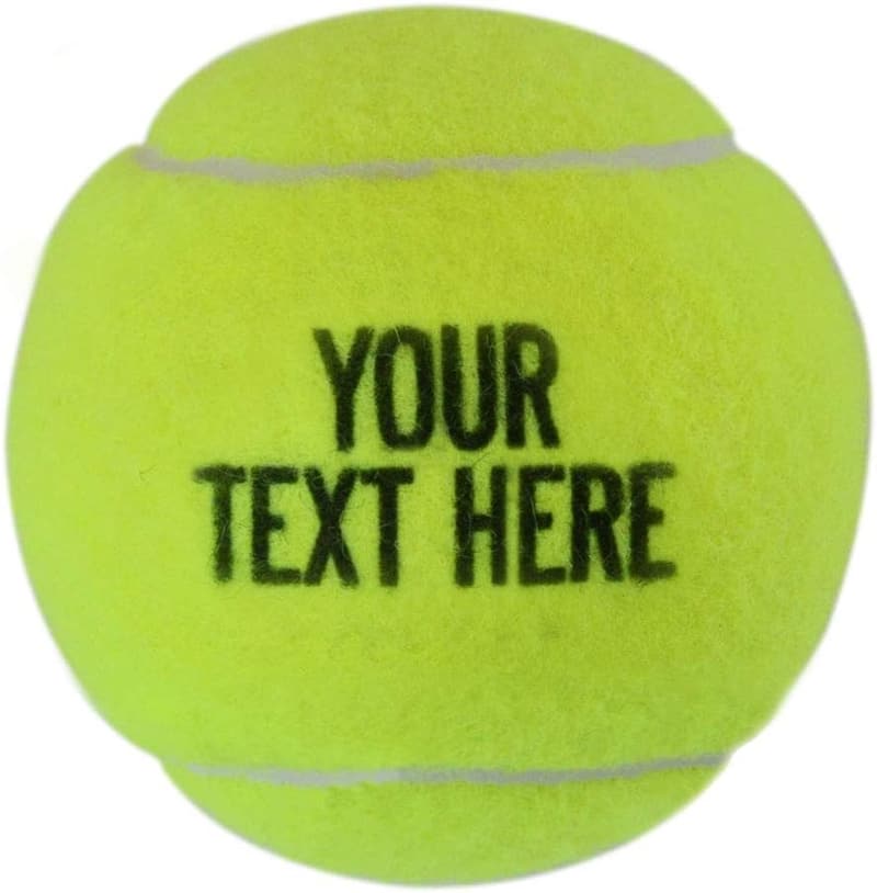 Custom Printed Tennis Ball | Personalized Sports Gift