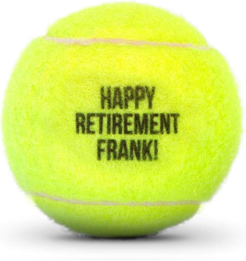 Custom Printed Tennis Ball | Personalized Sports Gift