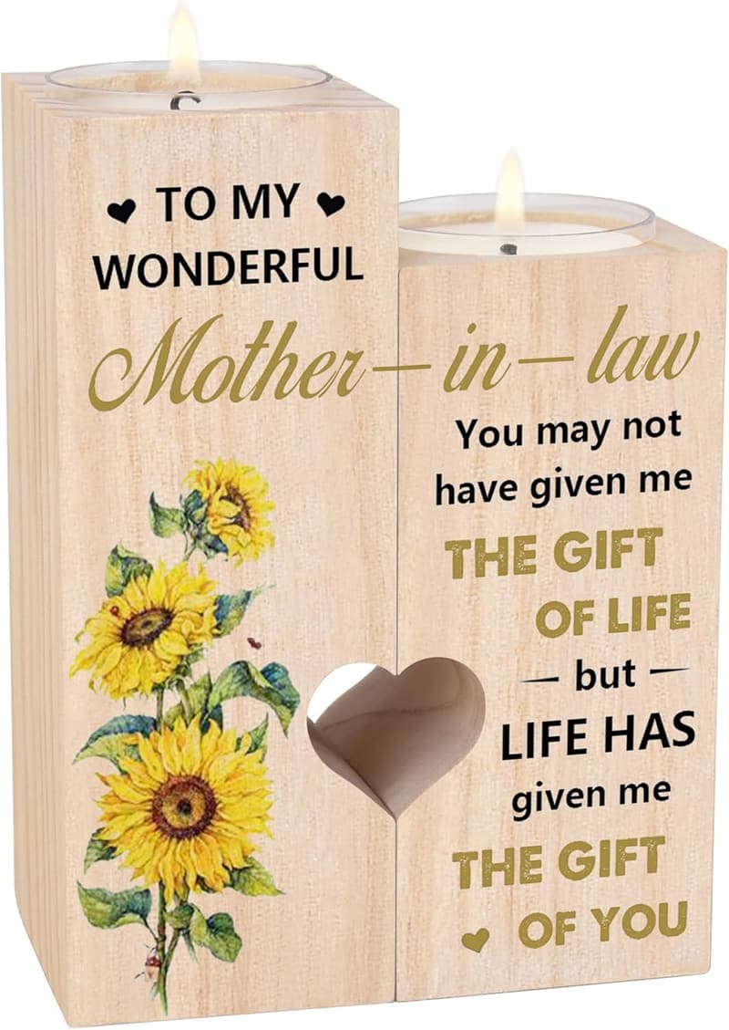 Mother-in-Law Candlestick Gift for Special Occasions