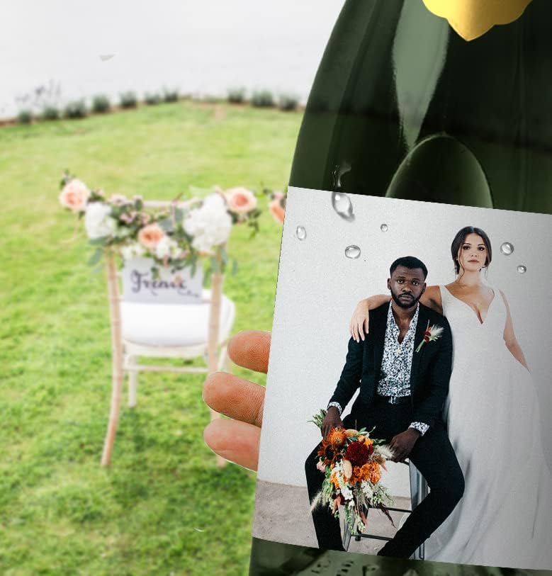 Personalized Photo Wine Bottle Labels - Perfect for Celebrations