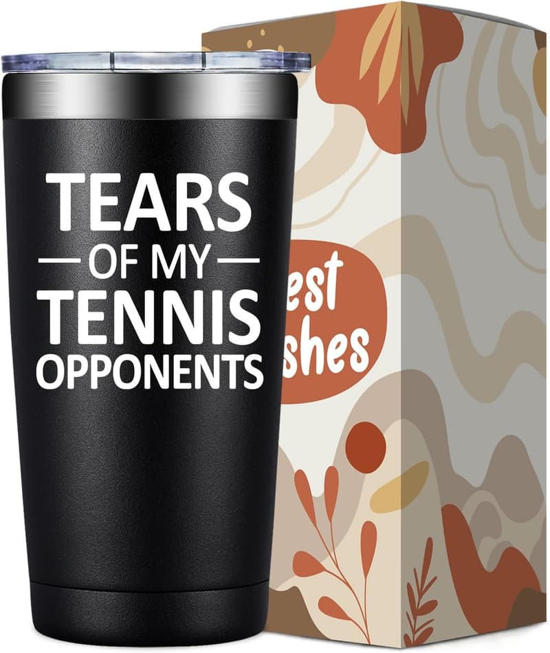 Tennis Gifts - 20oz Tumbler Cup for Sports Lovers
