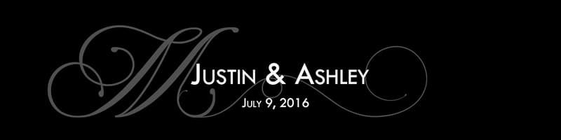 Elegant Black Monogram Water Bottle Labels for Weddings