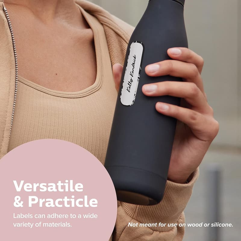Custom Waterproof Labels for Bottles - 72 BPA-Free Stickers